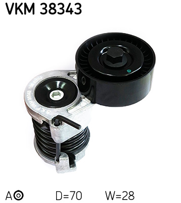 Napínacia kladka rebrovaného klinového remeňa SKF (VKM 38343)